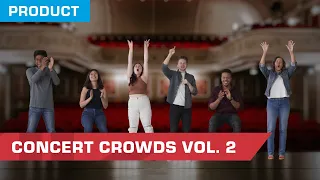 Concert Crowds Vol. 2 Stock Footage Now Available | ActionVFX