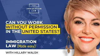 Can you work without permission in the United States?