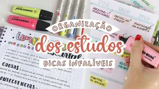 COMO SER ORGANIZADA NOS ESTUDOS | DICAS DE ORGANIZAÇÃO PARA ESTUDANTES *escola, faculdade, cursinho*