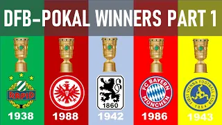 DFB POKAL | GERMAN CUP | ALL WINNERS PART 1 |1935 - 1990|