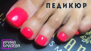 HARDWARE pedicure 🌸 VERY Thin and Dry Skin 🌸 Gel polish coating (English SUBTITLES)