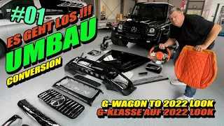 Ich baue die G-Klasse auf den 2022 Look um! Conversion G-Wagon form W463 to W463A - G-Class Bodykit