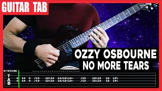 【OZZY OSBOURNE】[ No More Tears ] cover by Dotti Brothers | LESSON | GUITAR TAB