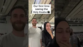 Our reaction to seeing the Holy Kaaba 🕋