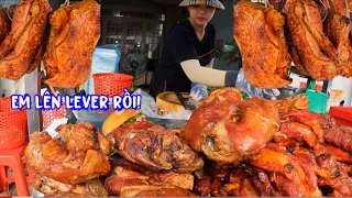 🇻🇳Quá đỉnh kỹ năng chặt heo quay nhanh như chớp LYLY lên lever max