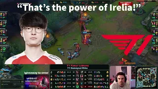 Faker Get's Solo Killed By This 0/5 Irelia!!