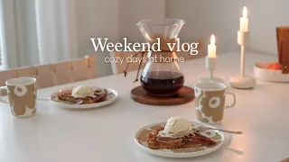 Weekend Vlog I Self-care day I Snowy  and cozy days at home I Life in Finland