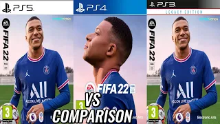 FIFA 22 PS5 Vs PS4 Vs PS3