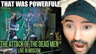 Sabaton — The Attack of the Dead Men (Feat. RADIO TAPOK) [Live in Moscow] (First EVER Reaction)