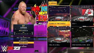 WWE 2K23 Overview: Full Roster, Arenas, Titles, Unlockables, Match Types, Overalls & More