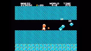 Super Mario Bros. No-Hit Playthrough (Actual NES Capture)