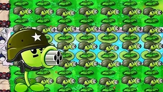 Plants vs. Zombies Last Stand | All Gatling Pea vs. All Zombies BEST GLITCH STRATEGY 2023 (FULL HD)