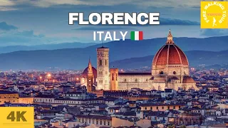 4K/60fps Walking tour video of Florence Italy 🇮🇹 , February 2024