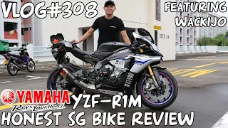 Vlog#308 Yamaha YZF-R1M (Feat. Wackijo) | Honest Singapore 🇸🇬 Motorcycle Review