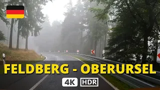 😱 DRIVING through The TAUNUS in Germany from GROSSER FELDBERG to OBERURSEL (4K 60 fps UHD) 👏🏼