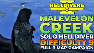 Helldivers 2 - Malevelon Creek Solo Helldiver Difficulty (Full Campaign Gameplay)