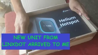 LinxDot new unit has arrived. Unboxing 9dbi helium antenna, asserted location HELIUM NETWORK PROJECT