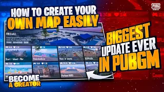 Biggest Update Ever |How To Create Your Own Map |Become a Creator |PUBGM
