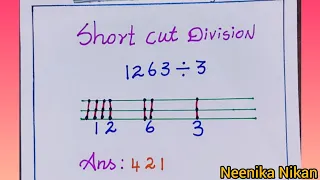 Division short Tricks / #japanese / math / Basic Maths