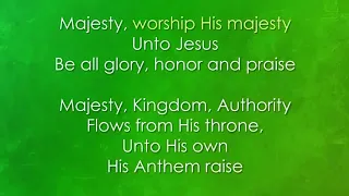 Majesty, Worship His Majesty // Karaoke + Lyrics