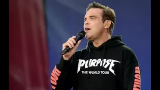 One Love Manchester - Robbie Williams' performance 'Manchester We're strong'