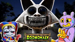 ZOONOMALY ALL MONSTERS BARRY'S PRISON RUN Obby New Update Roblox jax x pomni 21