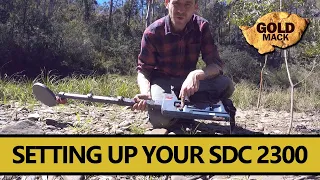 How to set up your Minelab SDC 2300 Metal Detector for Gold Detecting