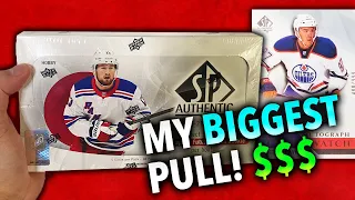 My BIGGEST Pull Ever. | 20-21 Upper Deck SP Authentic Hobby Box Opening