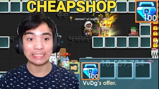 Selling My 100 BGL SHOP World For CHEAP! + FaceCam Video - Growtopia