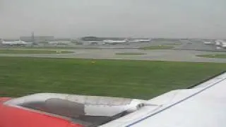 bmi Airbus A319 Landing at London Heathrow