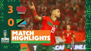 HIGHLIGHTS - Morocco vs Tanzania -MD1 | ملخص مباراة المغرب وتنزانيا #TotalEnergiesAFCON2023