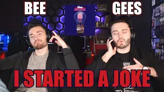 THEY SOUND SO DIFFERENT!!! BEE GEES - I STARTED A JOKE | FIRST TIME REACTION