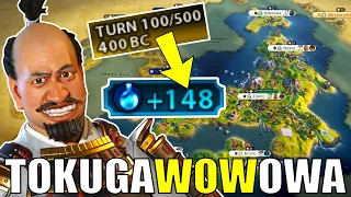 Civ 6 | This Tokugawa Strategy MELTED My Turn 100 Expectations!!! – (#2 Deity Japan Civilization VI)