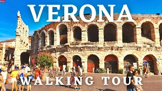 Verona Italy Walking Tour - 4K UHD