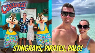 Castaway Cay Was EMPTY!  Stingray Adventure, Pirate Night & Palo Dinner | Disney Magic Day 3