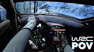 EXTREME Icy Downhill in WRC Rallye Monte Carlo | Fanatec CSL DD