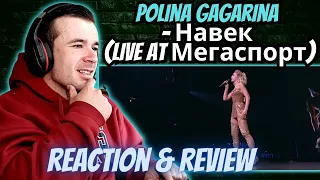 Polina Gagarina -  Навек (Live at Мегаспорт) (REACTION)