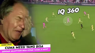 Inilah Asist & Goal Messi Yang Membuat Ray Hudson Menangis Saat Live