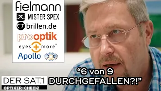 "6 von 9 Brillen durchgefallen?!" - Der Gutachter-Check! | Der SAT.1 Optiker-Check!