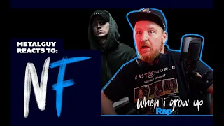 Metal Guy reacts to Hip Hop / Nf - When i grow up