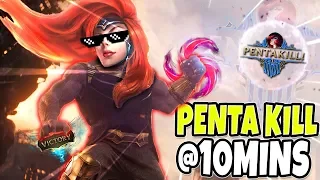 MISS FORTUNE PENTA KILL @10 MINUTES 🔥 BOT LANE MISS FORTUNE GODDESS 🔥 ADC MF Build Season 9 Gameplay