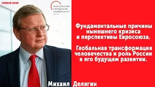 Фундаментальные причины нынешнего кризиса и перспективы Евросоюза. Михаил Делягин / Пластилин. МГПУ