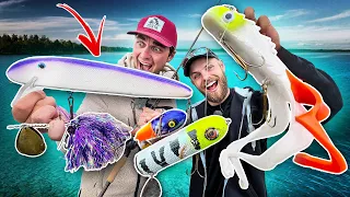 Trying GIANT Musky Lures for Pike Fishing 🔥 (Crazy action!!!)