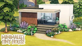 Minimalist Scandinavian Tiny House 🌿 | The Sims 4 Speed Build