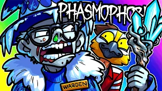 Phasmophobia Funny Moments - Bullying a LARPing Ghost!