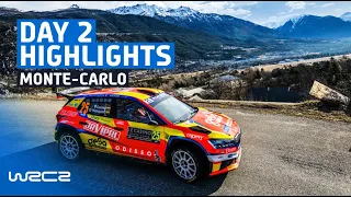 WRC2 Day 2 Highlights | WRC Rallye Monte-Carlo 2024