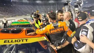 Chase Elliott and Kevin Harvick Confrontation on Pit Road || Bristol 2021