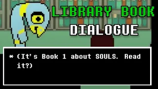 Reading the Library Books (SOULS and Human Books)