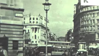 1930s London, Regent Street, Covent Garden