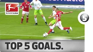 Top 5 Goals featuring Costa, Reus, Robben and More!